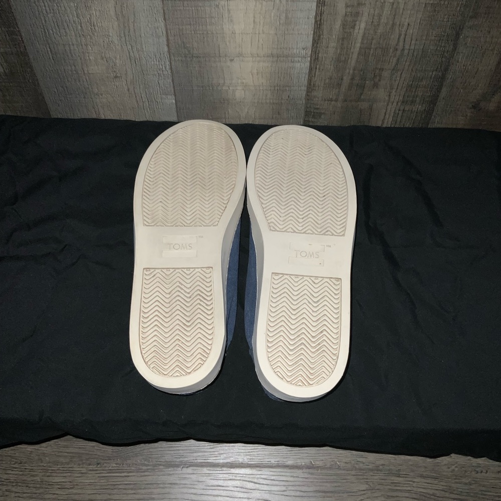 TOMS Men’s Low-Top Canvas/Leather Casual - Picture 3 of 10